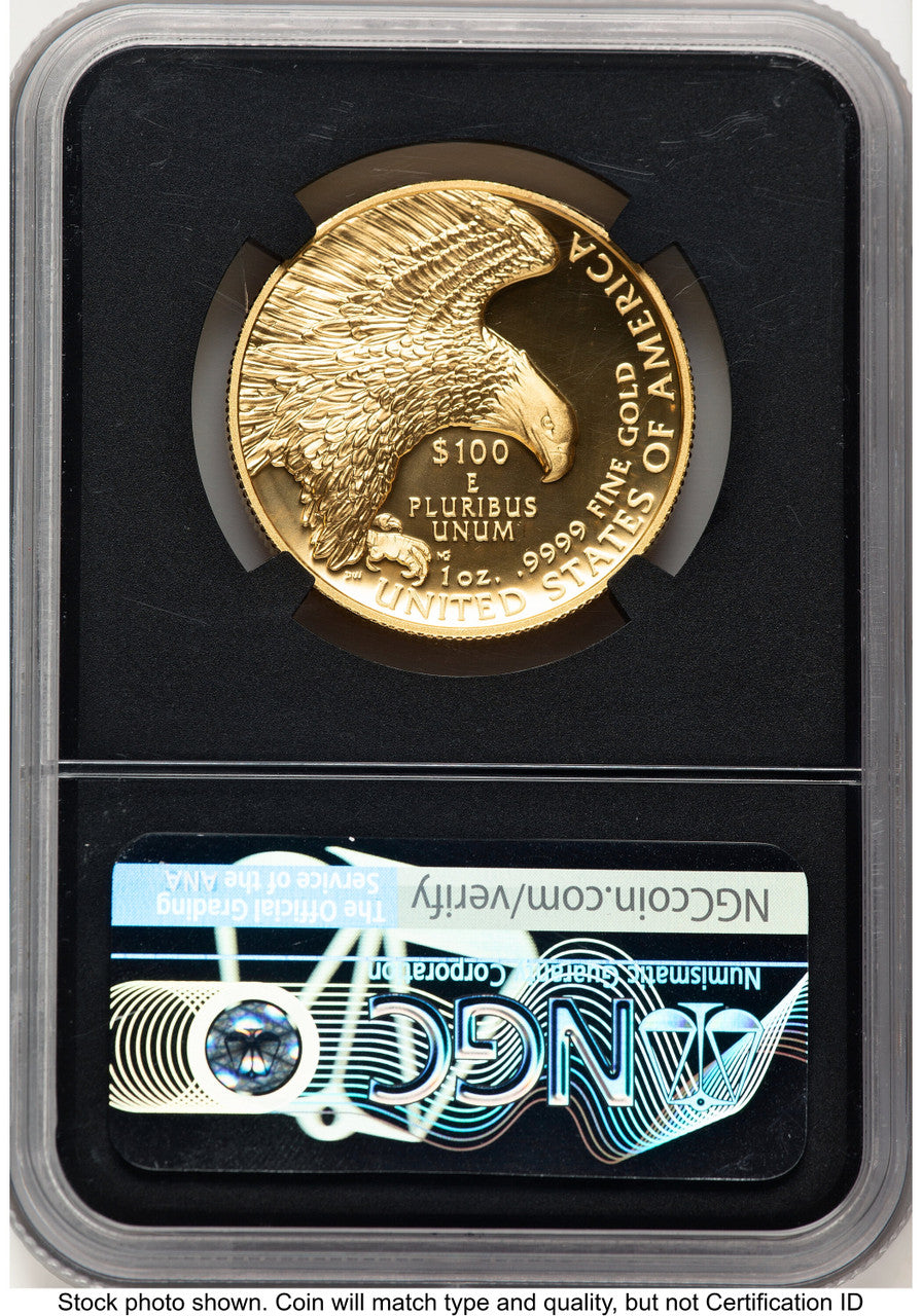 2019-W G$100 American Liberty High Relief Enhanced UC 2021 US Mint Auction Miles Standish NGC MS70