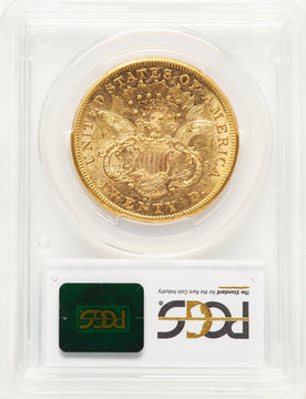 1874-CC $20 Liberty Double Eagle PCGS AU58