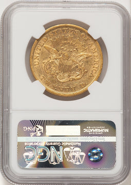 1854-S $20 Liberty Double Eagle NGC XF40