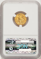 1911 $2.50 Indian Quarter Eagle NGC MS64 (781583006)