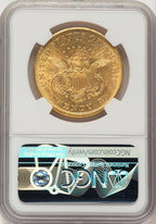 1868-S $20 Liberty Double Eagle NGC AU55