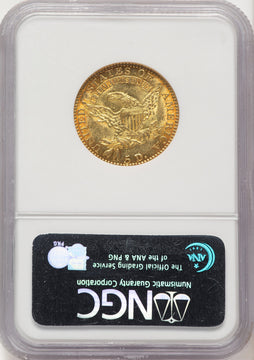 1818 $5 Early Half Eagle NGC AU58