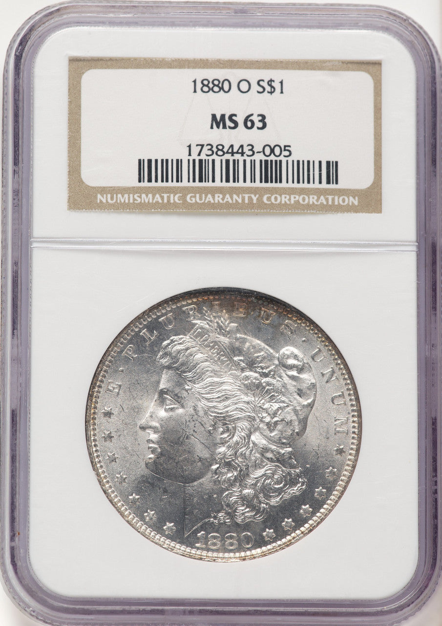 1880-O Morgan Dollar NGC MS63 (781731014)