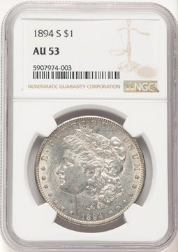 1894-S Morgan Dollar NGC AU53