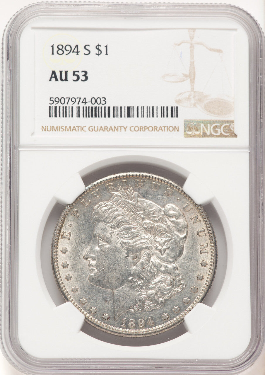 1894-S Morgan Dollar NGC AU53