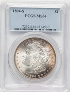 1894-S Morgan Dollar PCGS MS64