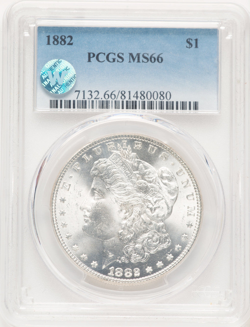 1882 Morgan Dollar PCGS MS66 (781731052)