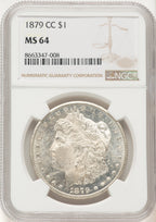 1879-CC Morgan Dollar NGC MS64 (781731088)