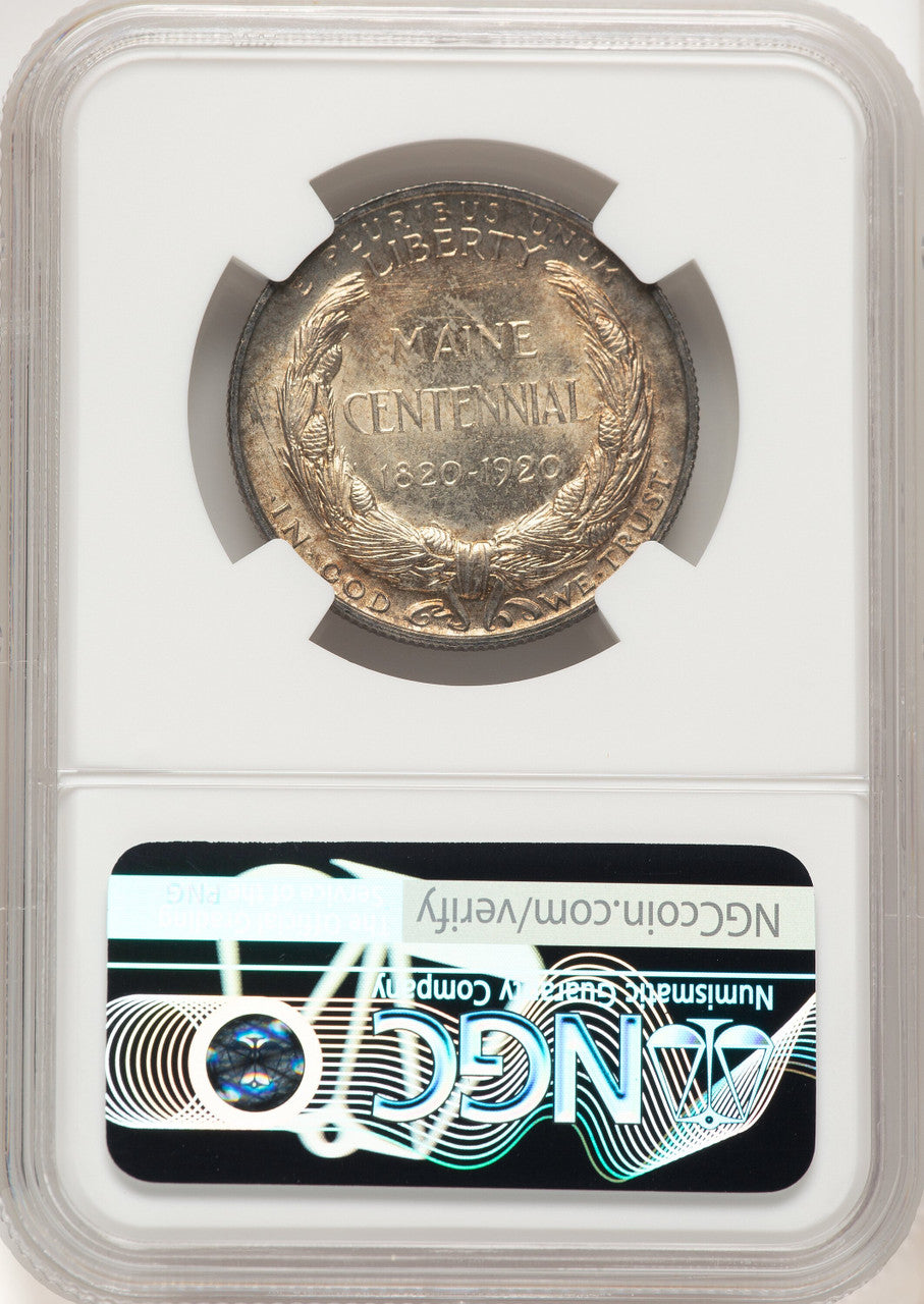 1920 50C Maine Commemorative Silver NGC MS67 (781731106)