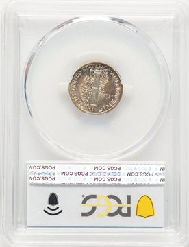 1942/1 10C Mercury Dime PCGS AU58+