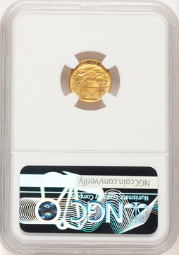 1922 G$1 Grant With Star Commemorative Gold NGC MS66+ (781731115)