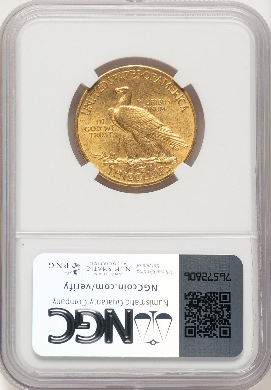 1910 $10 Indian Eagle NGC MS62 (781772002)