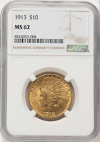 1913 $10 Indian Eagle NGC MS62 (781772006)