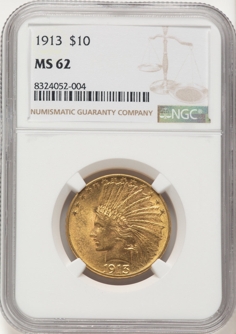 1913 $10 Indian Eagle NGC MS62 (781772006)