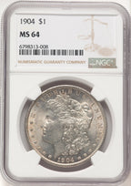 1904 Morgan Dollar NGC MS64 (781774015)