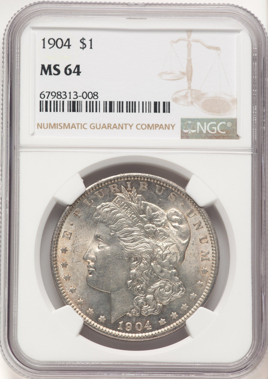 1904 Morgan Dollar NGC MS64 (781774015)