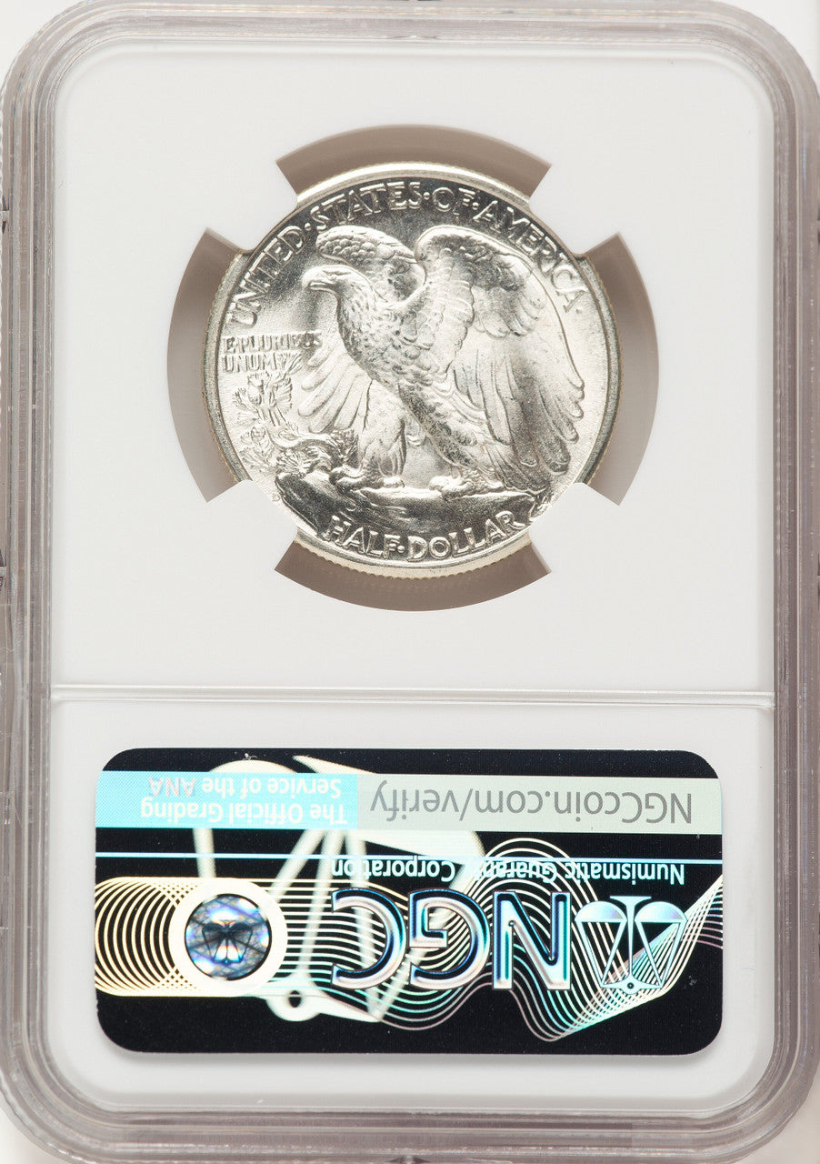 1946-D 50C Walking Liberty Half Dollar NGC MS67 (781775002)