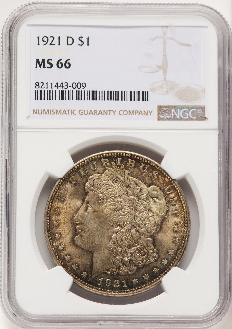 1921-D Morgan Dollar NGC MS66 (781789013)