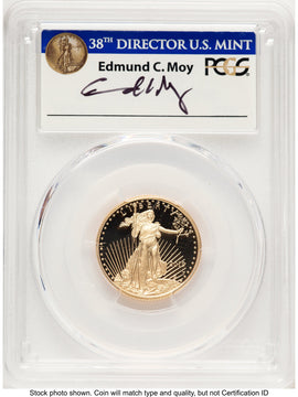 2019-W Proof Gold Eagle 1/4 oz FDI PCGS PR70 Ed Moy