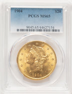 1904 $20 Liberty Liberty Double Eagle PCGS MS65 (781895007)