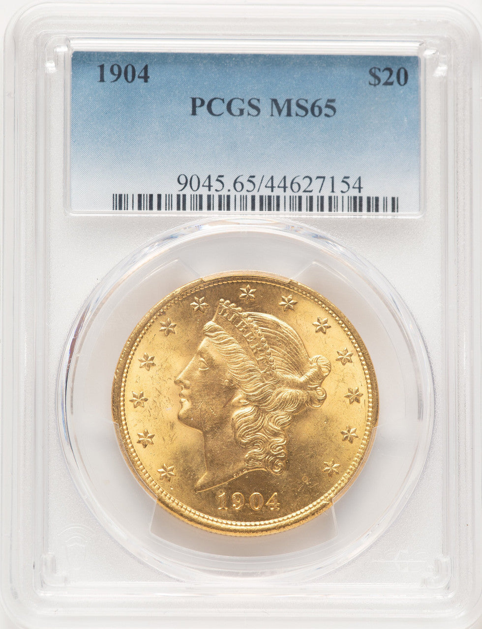 1904 $20 Liberty Liberty Double Eagle PCGS MS65 (781895007)