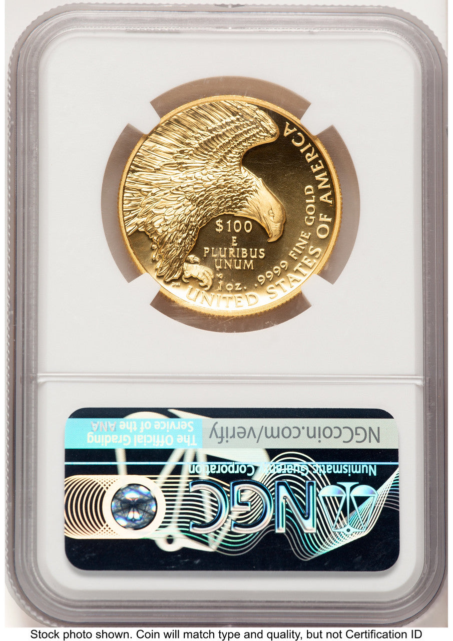 2019-W G$100 American Liberty High Relief Enhanced Mike Castle NGC MS70
