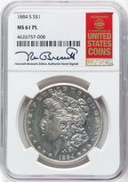1884-S PL Morgan Dollar NGC MS61