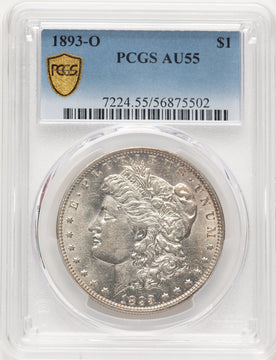 1893-O Morgan Dollar PCGS AU55 (781934007)