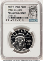 2016-W Proof Platinum Eagle 1 oz ER American Liberty Series Label NGC PF70