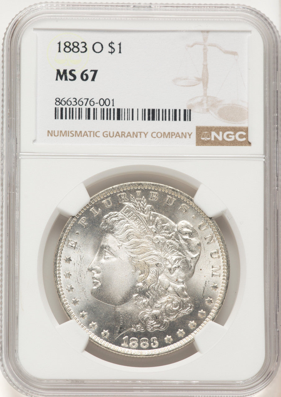 1883-O Morgan Dollar NGC MS67 (781968699)