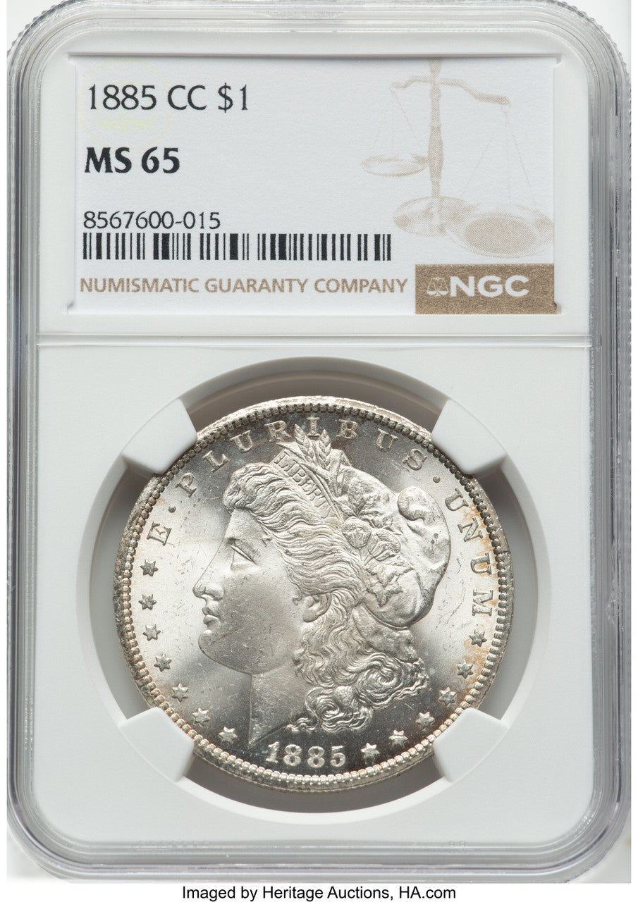 1885-CC Morgan Dollar NGC MS65 (781983009)
