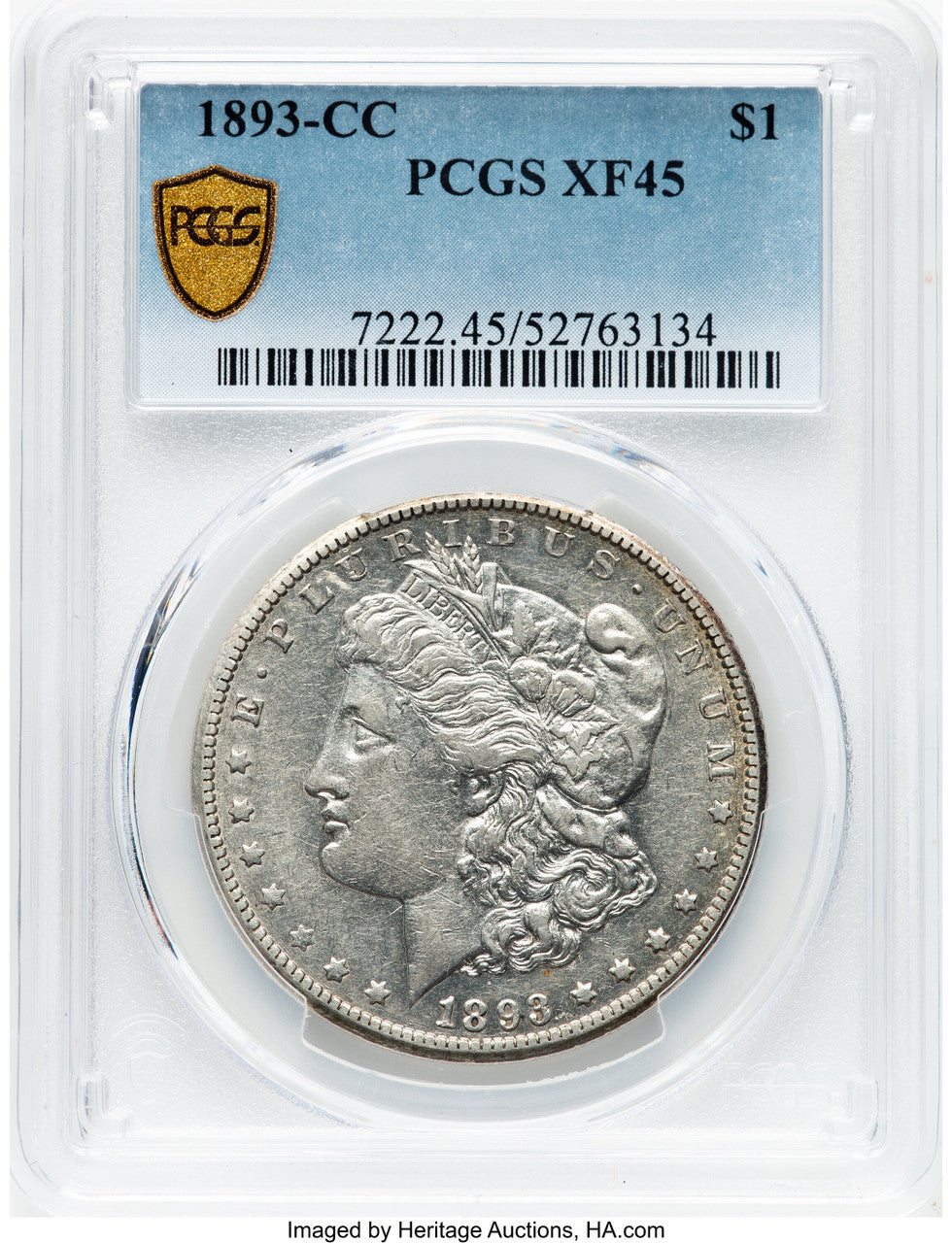 1893-CC Morgan Dollar PCGS XF45