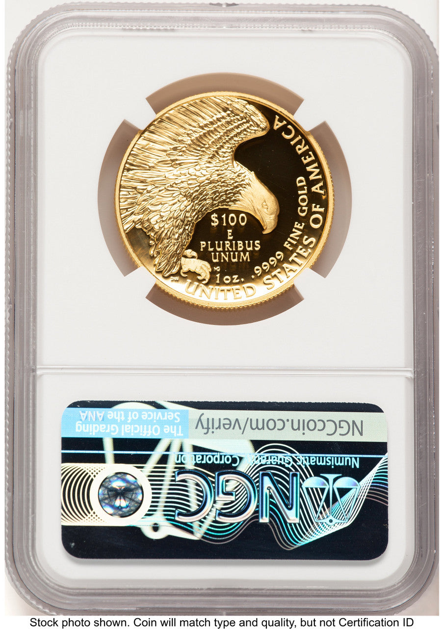 2019-W G$100 American Liberty High Relief Enhanced UC FDI Mike Castle NGC MS70 (782020010)