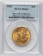 1932 $10 Indian Eagle PCGS MS62+