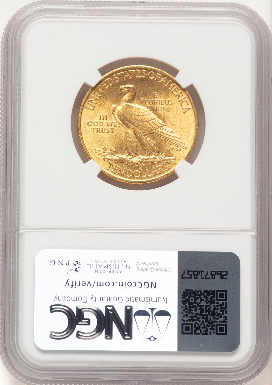 1910 $10 Indian Eagle NGC MS62 (782035011)