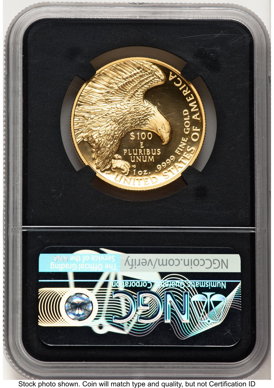 2019-W G$100 American Liberty High Relief Enhanced 2021 US Mint Auction Kenneth Bressett Red Book NGC MS70 (782053016)