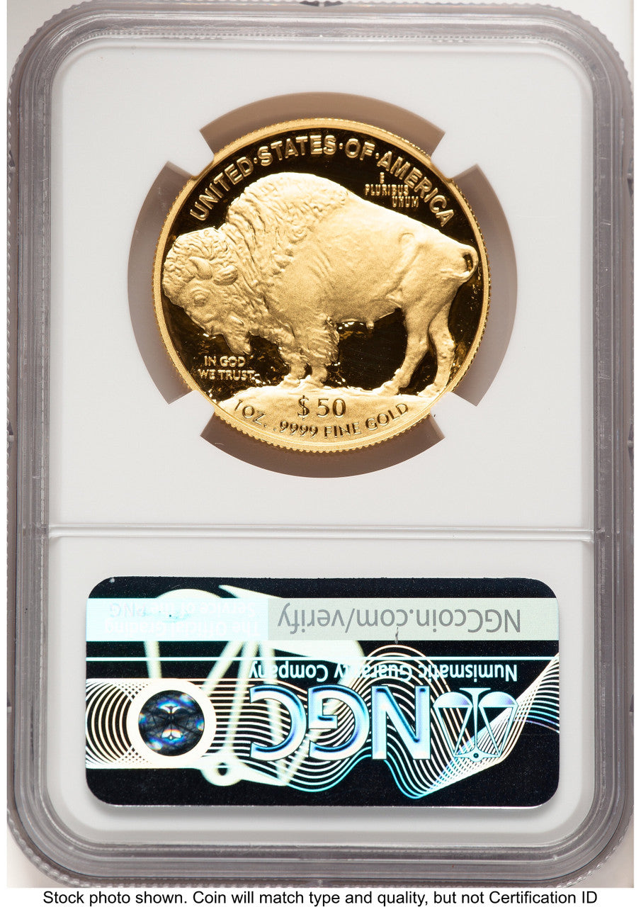 2022-W Proof Gold Buffalo 1 oz AR Mike Castle NGC PF70