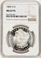 1880-S PL Morgan Dollar NGC MS67 (782132019)