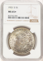 1921-S Morgan Dollar NGC MS65+ (782132029)