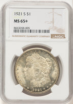 1921-S Morgan Dollar NGC MS65+