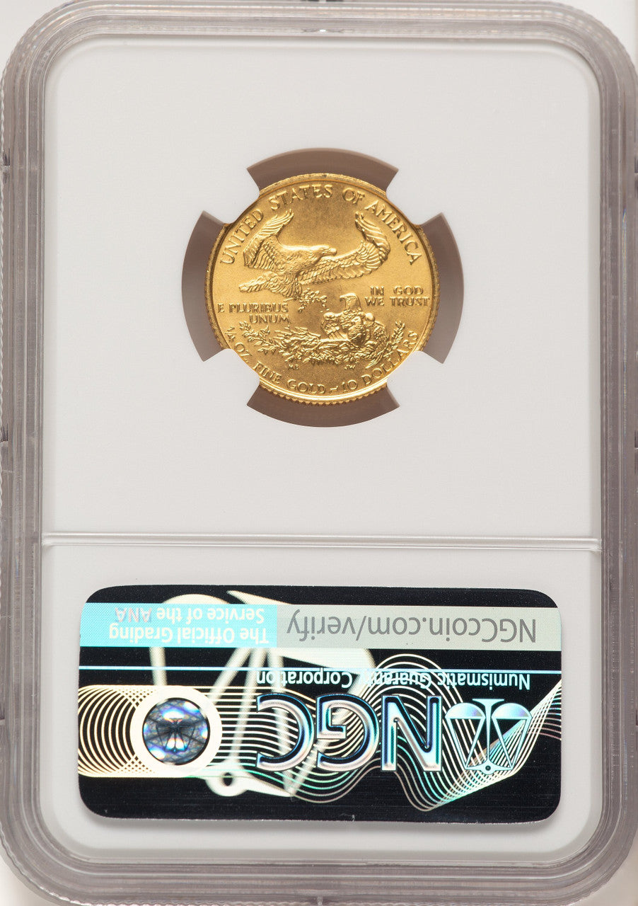 1993 $10 Quarter-Ounce Gold Eagle NGC MS69