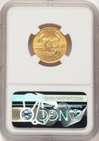 1993 Gold Eagle 1/4 oz Brown Label NGC MS69 (782175008)