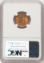1934-D 1C RD Lincoln Cent NGC MS67 (782214003)