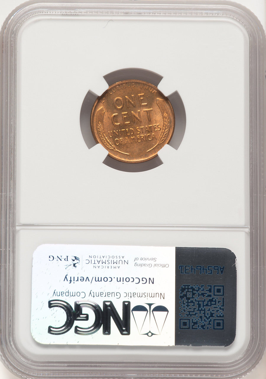 1934-D 1C RD Lincoln Cent NGC MS67 (782214003)