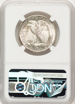 1941-S 50C Walking Liberty Half Dollar NGC MS66+ (782214012)