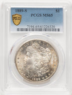 1889-S Morgan Dollar PCGS MS65 (782214028)