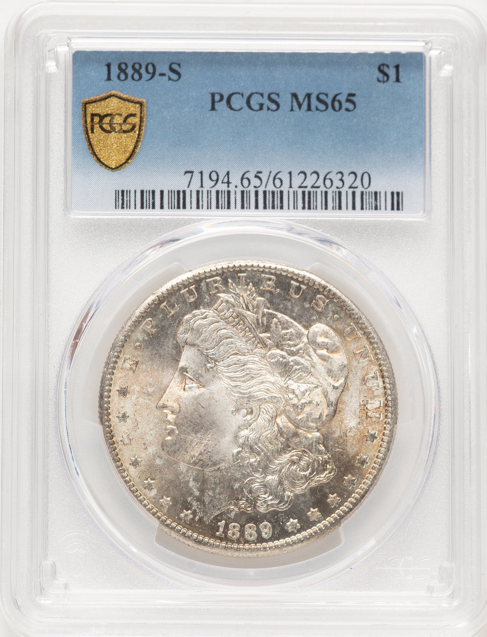1889-S Morgan Dollar PCGS MS65 (782214028)