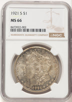 1921-S Morgan Dollar NGC MS66 (782214042)