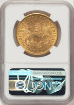1874-CC $20 Liberty Double Eagle NGC AU58 (782214061)