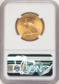 1914-D $10 Brown Label Indian Eagle NGC MS66